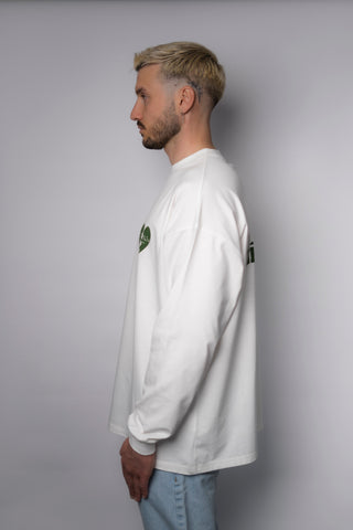 OVERSIZE LONGSLEEVE | HEARTBREAK KID - WHITE