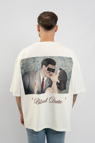 OVERSIZE T-SHIRT | BLIND DATE - OFF WHITE